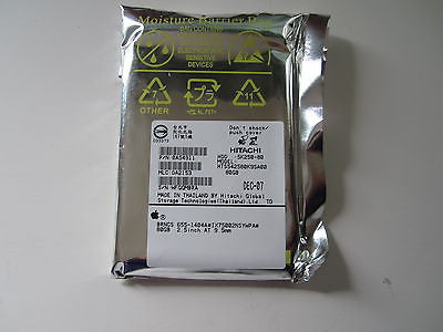 NEW SEALED 655-1404A APPLE ORIGINAL 80GB SATA 2.5" HARD DRIVE