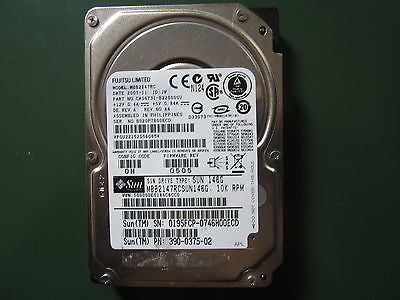 SUN 390-0375-02 146GB 2.5" Hard Drive MBB2147RCSUN146G