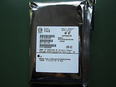 NEW SEALED Hitachi 100GB 2.5" IDE Hard Drive HTS541010G9AT00 0A25405 DA1146