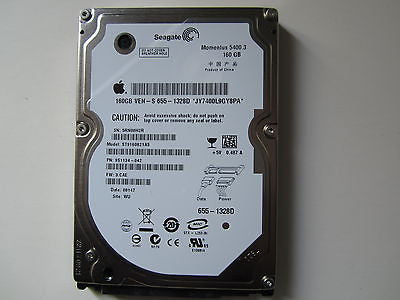 NEW Seagate Momentus 5400.3 ST9160821AS 9S1134-042 3.CAE 160GB 2.5" Internal Har