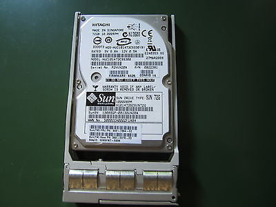 SUN 390-0376-03 540-7354-02 72GB 2.5" Hard Drive H101473CSUN72G with Caddy