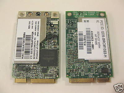 NEW HP Broadcom BCM94321MC 802.11n Draft-n MiniPCI-E WiFi
