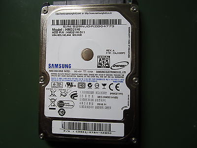 HM321HI/S11 Samsung 320GB SATA 2.5" Hard Drive