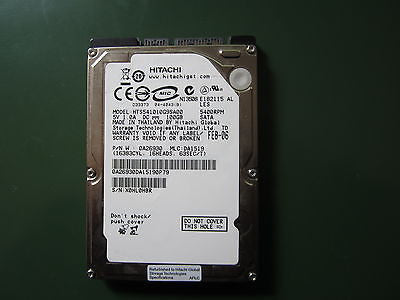 Hitachi HTS541010G9SA00 0A26930 100GB 2.5" SATA Hard Drive