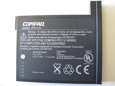 NEW Genuine Compaq Evo Business Notebook N150 Li-ion Battery Pack 232268-001